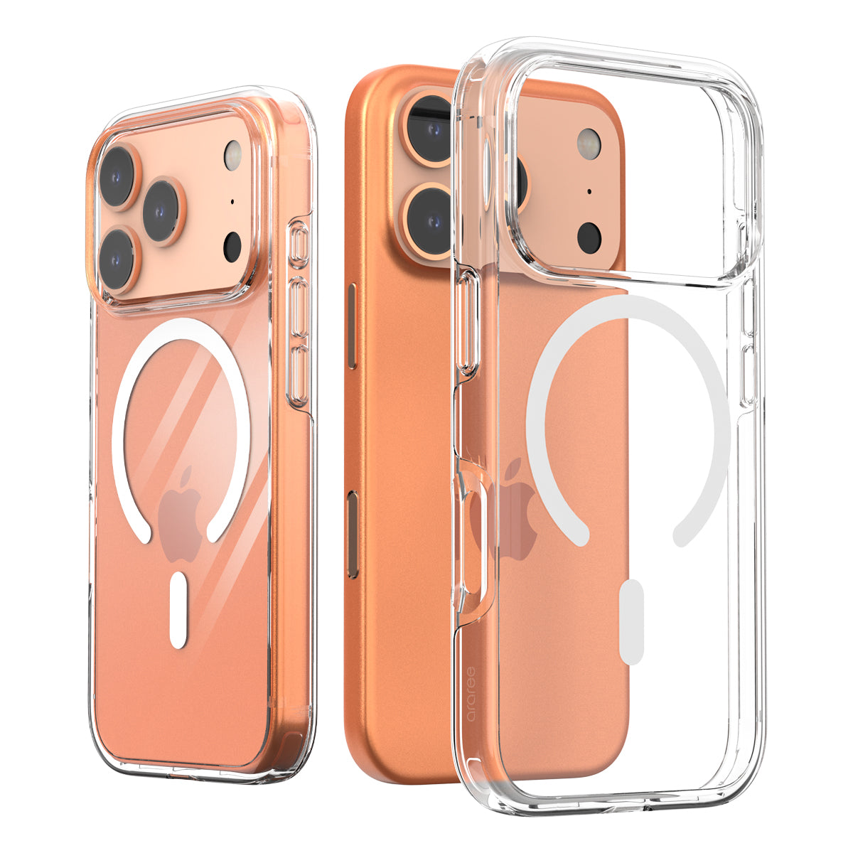 Araree iPhone 17 Pro Duple Magsafe Case - Clear Araree iPhone 17 Pro Duple Magsafe Case - Clear